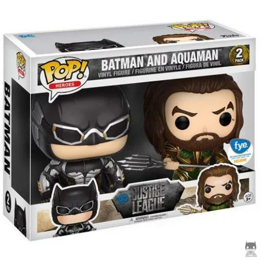 Batman & Aquaman Funko Pop! figure (F.Y.E)