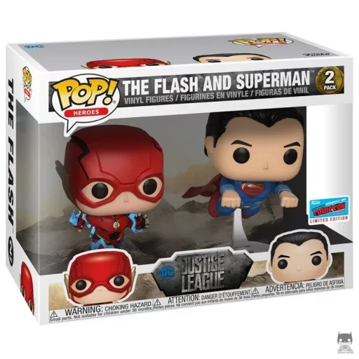 The Flash & Superman Racing Funko Pop! figure (Justice League (Movie))