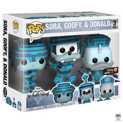 Sora, Goofy & Donald (Tron) Funko Pop! figure (GameStop)