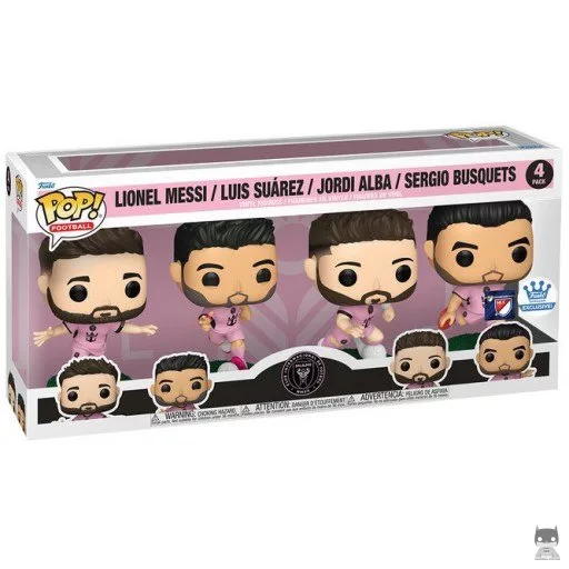 Lionel Messi, Luis Suárez, Jordi Alba & Sergio Busquets (Major League Soccer (USA Football League)) Funko Pop! figure (Major League Soccer (North America Football League))