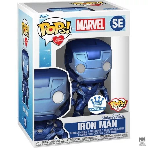 Iron Man (Metallic) Funko Pop! figure (Funko Shop)