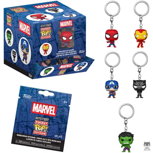 Mystery Keychain Marvel Funko Pop! figure (Marvel Comics)