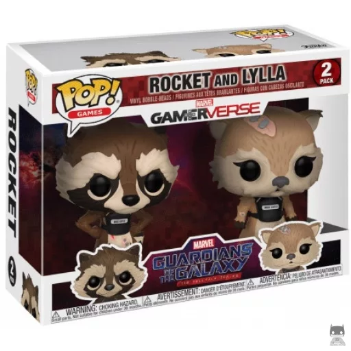 Rocket & Lylla Funko Pop! figure (Marvel Gamervese: Guardians of the Galaxy)
