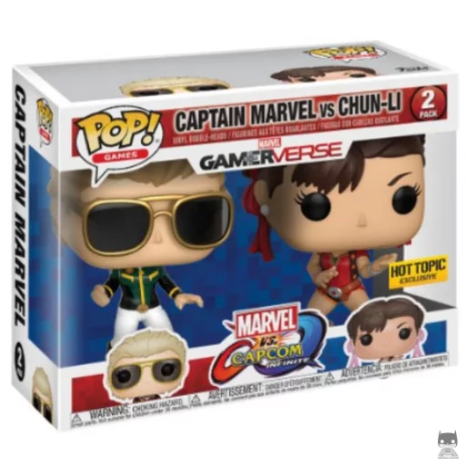 Captain Marvel vs Chun-Li Funko Pop! figure (Marvel vs. Capcom)