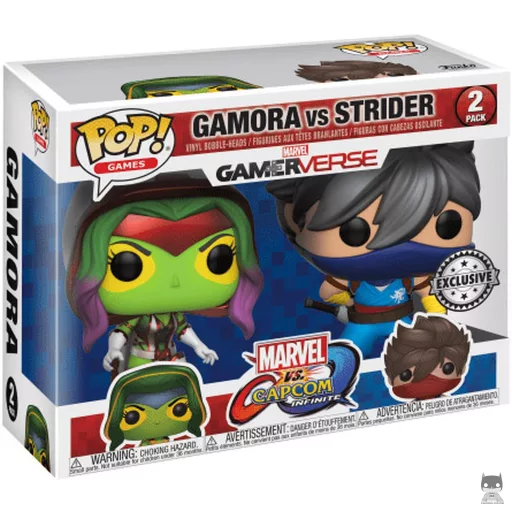 Gamora vs Strider Funko Pop! figure (Marvel vs. Capcom)