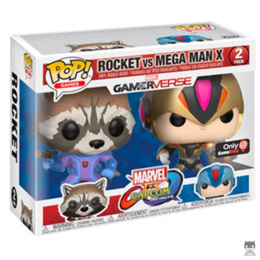 Rocket vs Mega Man X Funko Pop! figure (Marvel vs. Capcom)