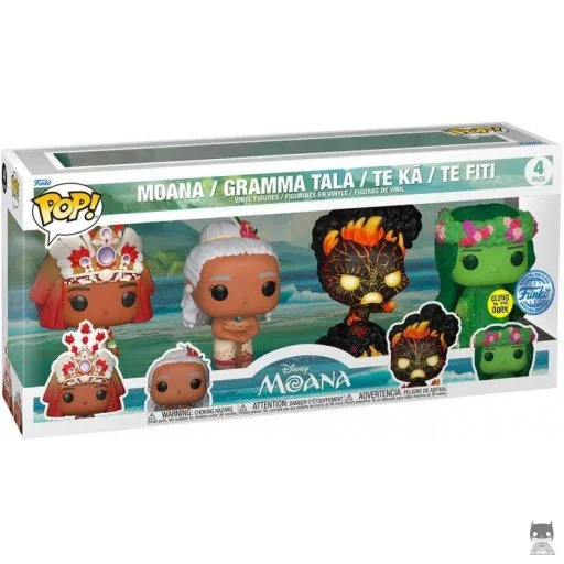 Moana, Gramma Tala, Te Ka & Te Fiti (Glow in the Dark) Funko Pop! figure (Pop! Vinyl)