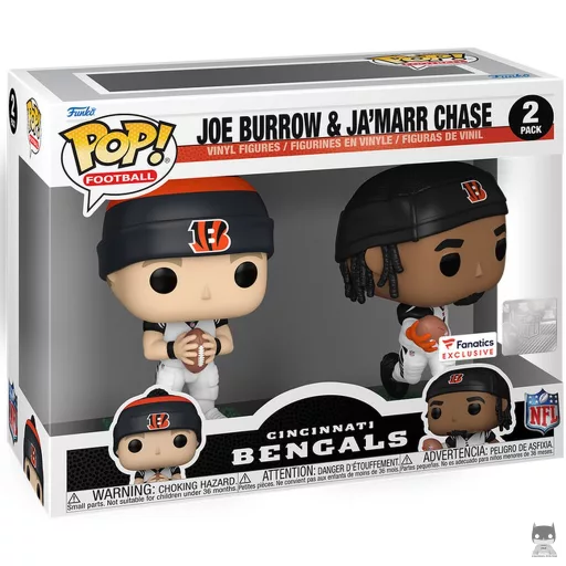 Joe Burrow & Ja'Marr Chase Funko Pop! figure (Fanatics)