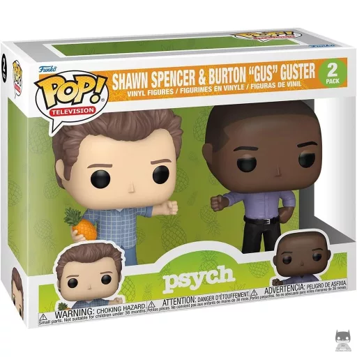 Shawn Spencer & Burton "Gus" Guster Funko Pop! figure (Psych)