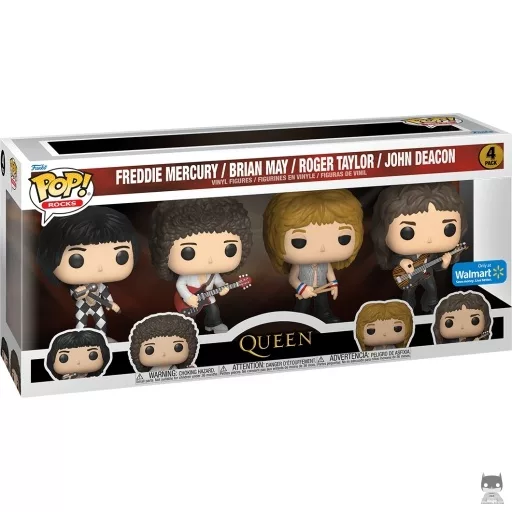 Freddie Mercury, Brian May, Roger Taylor & John Deacon Funko Pop! figure (Queen)