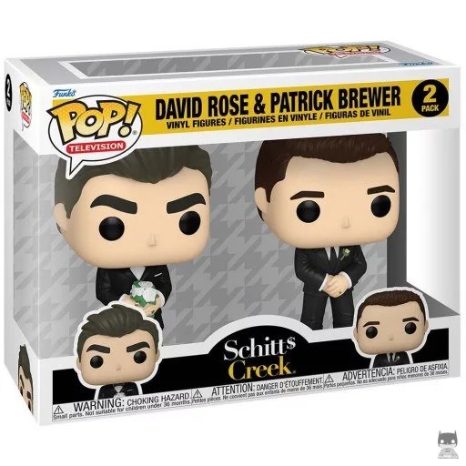 David Rose & Patrick Brewer (Wedding) Funko Pop! figure (Schitt's Creek)