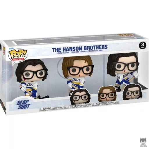 The Hanson Brothers Funko Pop! figure (Slap Shot)