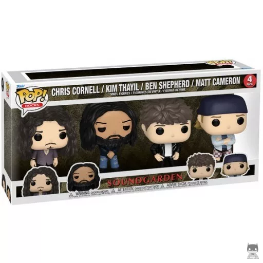 Chris Cornell, Kim Thayil, Ben Shepherd & Matt Cameron Funko Pop! figure (Soundgarden)