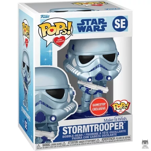Stormtrooper (Metallic) Funko Pop! figure (GameStop)