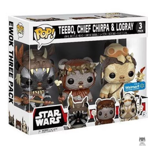 Teebo, Chief Chirpa & Logray Funko Pop! figure (Star Wars: The Clone Wars)