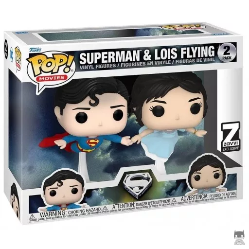 Superman & Lois flying Funko Pop! figure (Zavvi)