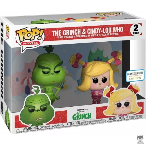 The Grinch & Cindy-Lou Who Funko Pop! figure (Barnes & Noble)