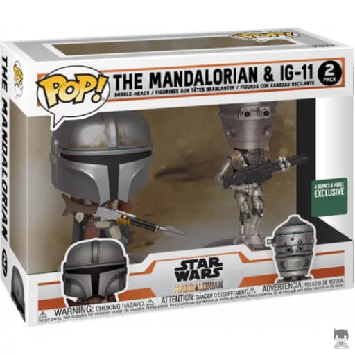 The Mandalorian & IG-11 (2-Pack) Funko Pop! figure (Barnes & Noble)