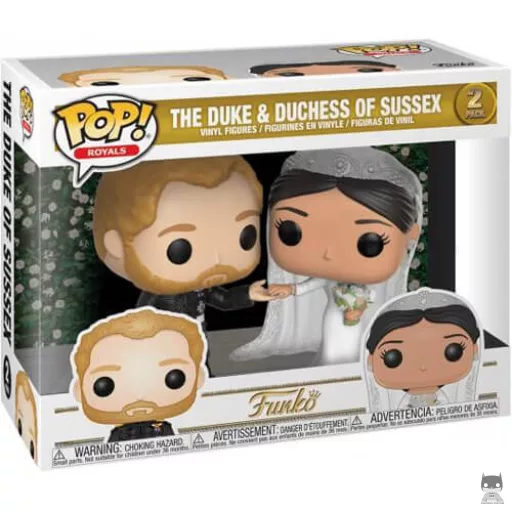 The Duke and Duchess of Sussex Funko Pop! figure (The Royal Family)