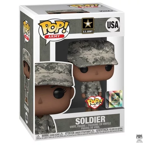 Soldier Female (African American) Funko Pop! figure (With Purpose)