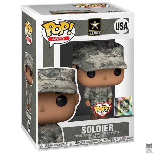 Soldier Male (Hispanic) Funko Pop! figure (With Purpose)