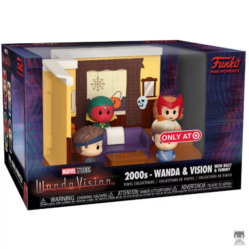 2000s - Wanda & Vision with Billy & Tommy Funko Pop! figure (WandaVision)