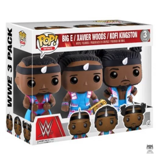 Big E, Xavier Woods & Kofi Kingston Funko Pop! figure (WWE)