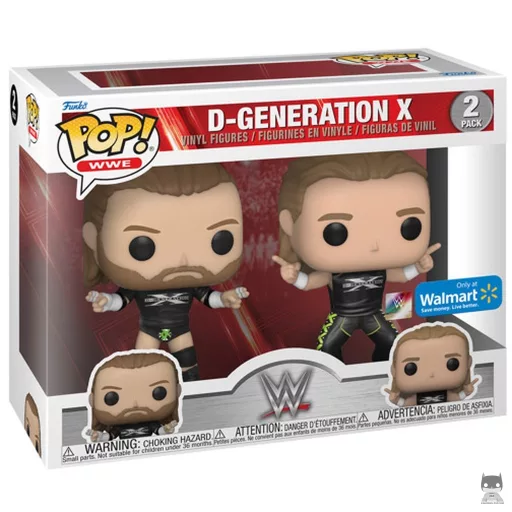 D-Generation X (Triple H & Shaun Michaels) Funko Pop! figure (Walmart)