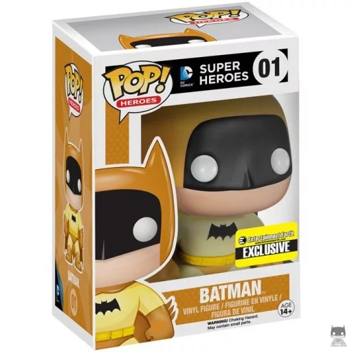 Batman (Yellow) Funko Pop! figure (Entertainment Earth)
