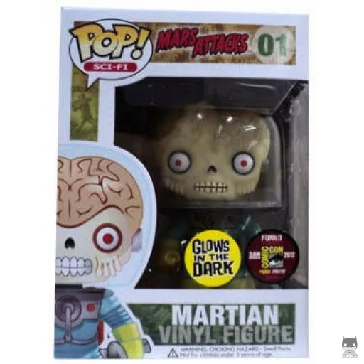 Martian (Glow in the Dark) Funko Pop! figure (Mars Attacks)