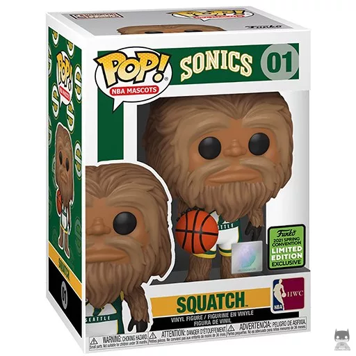 Squatch (Seattle SuperSonics) Funko Pop! figure (NBA Mascots)