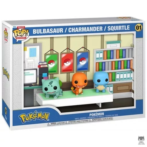 Bulbasaur, Charmander & Squirtle (Starters) Funko Pop! figure (Pokémon)