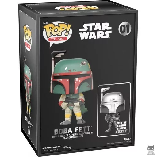 Boba Fett (Chase & Metallic) Funko Pop! figure (Star Wars: Episode V, Empire Strikes Back)