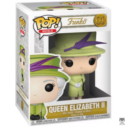 Queen Elizabeth II with green suit Funko Pop! figure (The Royal Family)