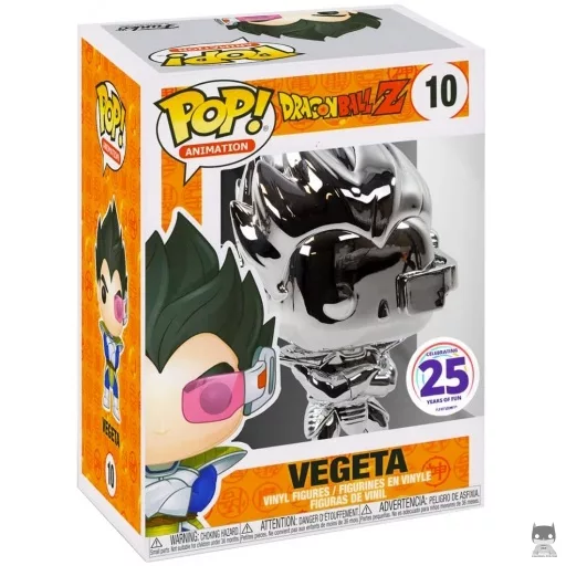Vegeta (Chrome Silver) Funko Pop! figure (Funimation)