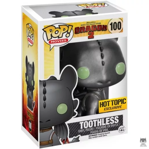 Toothless (Metallic) Funko Pop! figure (How to Train Your Dragon)