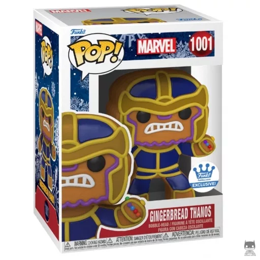 Gingerbread Thanos Funko Pop! figure (Marvel Comics)