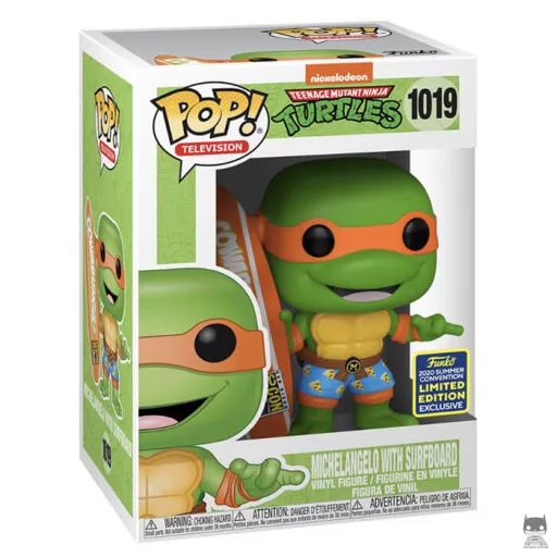 Michelangelo with surfboard Funko Pop! figure (Teenage Mutant Ninja Turtles)