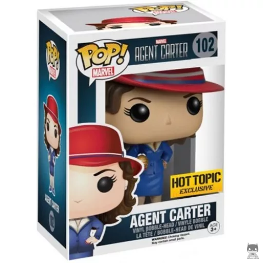 Agent Peggy Carter (with gold orb) Funko Pop! figure (Marvel's Agents of SHIELD)