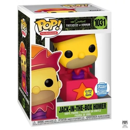 Homer Simpson (Glow in the Dark) Funko Pop! figure (The Simpsons: Treehouse of Horror)