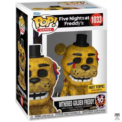 Withered Golden Freddy (10th Anniversary) Funko Pop! figure (Five Nights at Freddy's)