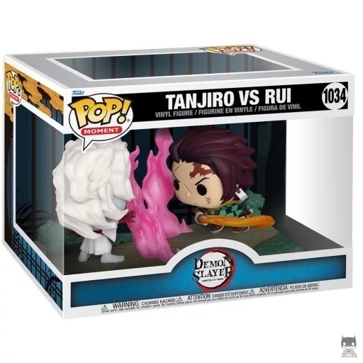 Tanjiro vs Rui Funko Pop! figure (Anime Moments)