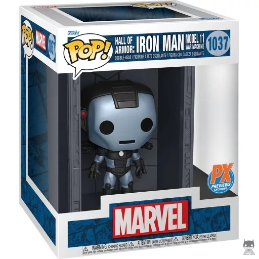 Hall of Armor : Iron Man Model 11 War Machine (Metallic) Funko Pop! figure (Marvel Comics)