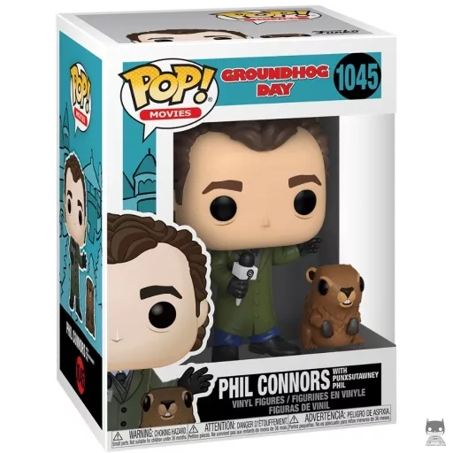 Phil Connors with Punxsutawney Phil Funko Pop! figure (Groundhog Day)