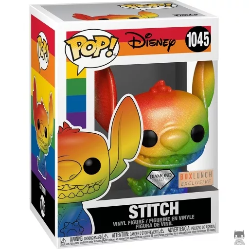 Smiling Stitch (Rainbow & Diamond Glitter) Funko Pop! figure (Lilo et Stitch)