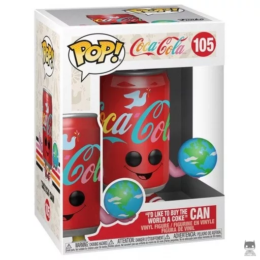 "I'd Like to Buy the World a Coke" Can Funko Pop! figure (Ad Icons)