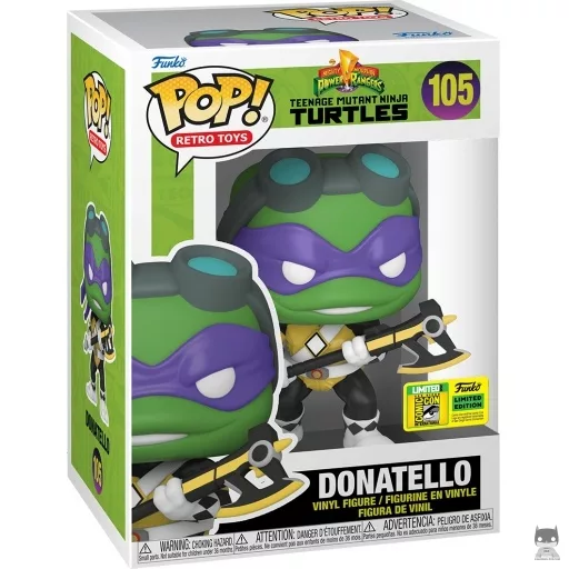 Donatello Funko Pop! figure (Teenage Mutant Ninja Turtles : Mighty Morphin Power Rangers)