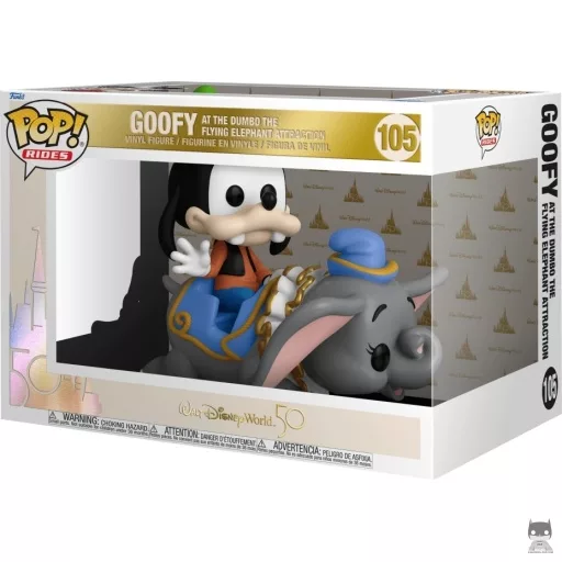 Goofy at the Dumbo the Flying Elephant Attraction Funko Pop! figure (Walt Disney World 50th Anniversary)