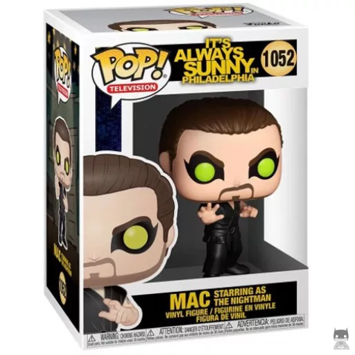 Mac Starring as the Nightman Funko Pop! figure (It's Always Sunny in Philadelphia)