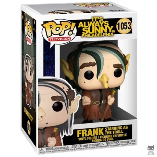 Frank Starring as the Troll Funko Pop! figure (It's Always Sunny in Philadelphia)